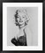 Framed Art Marilyn Monroe B&W Portrait - 20x16 Iconic Hollywood